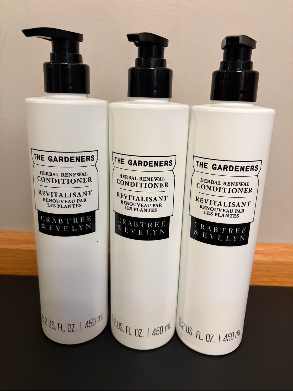 Crabtree & Evelyn The Gardeners Herbal Renewal Conditioner Revitalisan (3-Pack)